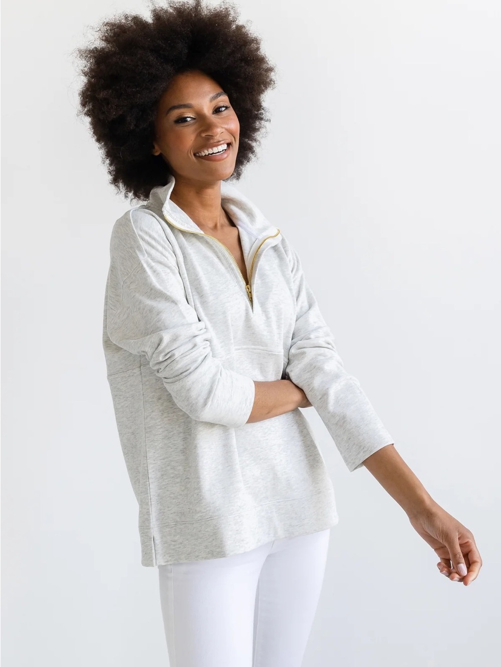 Alice Walk The Zip-Up Sweatshirt